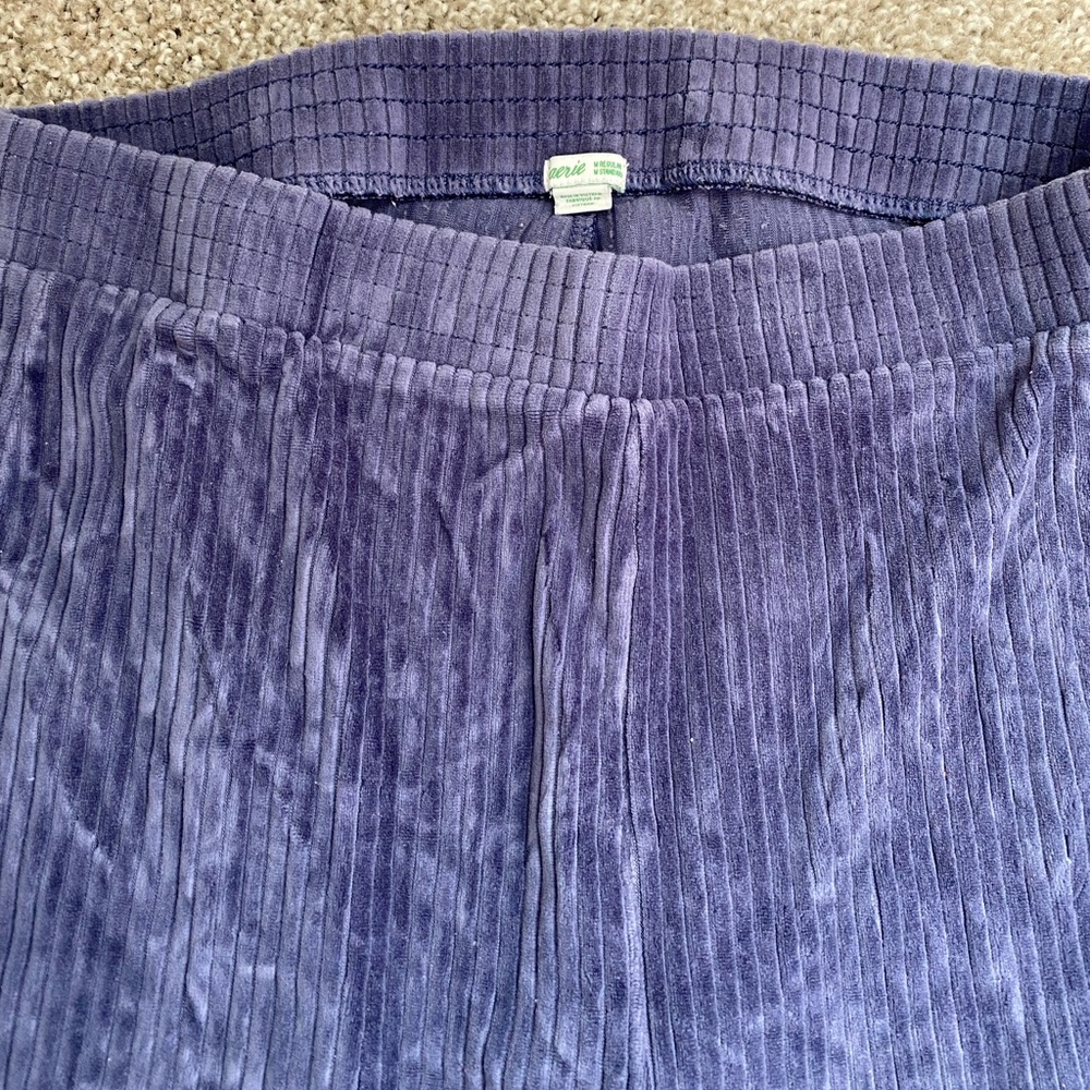 Blue Aerie corduroy yoga pants